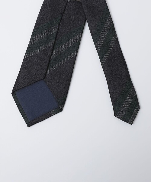 SHIPS（シップス）の「Puccini: シルク ラスティック ストライプ ネクタイ（ネクタイ・メンズ・ネイビー/ブラウン/ロイヤルブルー/ダークグレー・1）」の8枚目の写真