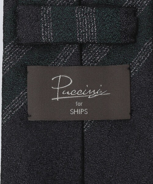 SHIPS（シップス）の「Puccini: シルク ラスティック ストライプ ネクタイ（ネクタイ・メンズ・ネイビー/ブラウン/ロイヤルブルー/ダークグレー・1）」の6枚目の写真