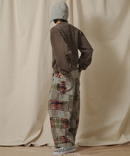 Universal Style Wear(ユニバーサルスタイルウェア)の「Universal Style Wear ピグメント "HUTON" スウェット(スウェット・メンズ・ブラウン/カーキ/オフホワイト/スミクロ・X-LARGE/LARGE/MEDIUM)」の10枚目の写真