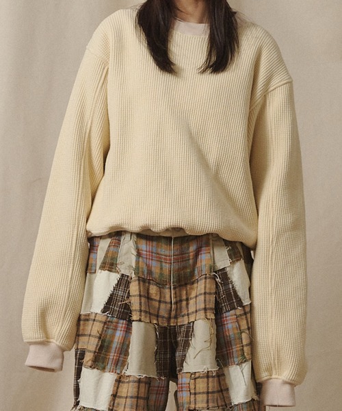 Universal Style Wear(ユニバーサルスタイルウェア)の「Universal Style Wear ピグメント "HUTON" スウェット(スウェット・メンズ・ブラウン/カーキ/オフホワイト/スミクロ・X-LARGE/LARGE/MEDIUM)」の5枚目の写真