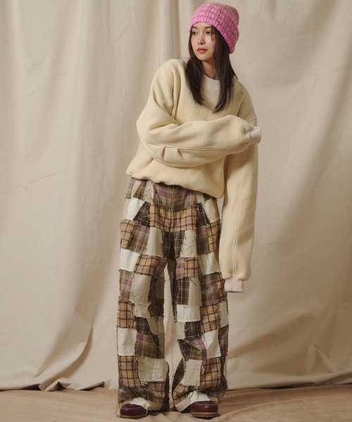 Universal Style Wear(ユニバーサルスタイルウェア)の「Universal Style Wear ピグメント "HUTON" スウェット(スウェット・メンズ・ブラウン/カーキ/オフホワイト/スミクロ・X-LARGE/LARGE/MEDIUM)」の6枚目の写真