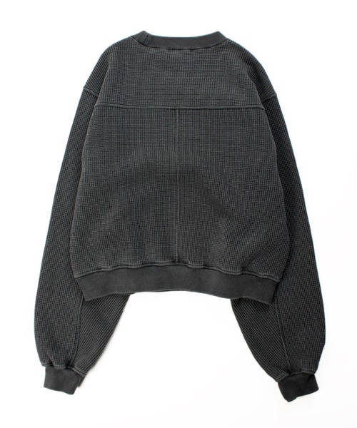 Universal Style Wear(ユニバーサルスタイルウェア)の「Universal Style Wear ピグメント "HUTON" スウェット(スウェット・メンズ・ブラウン/カーキ/オフホワイト/スミクロ・X-LARGE/LARGE/MEDIUM)」の14枚目の写真