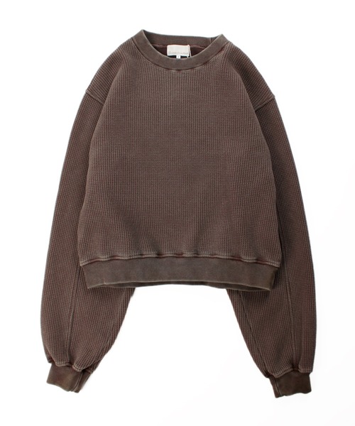 Universal Style Wear(ユニバーサルスタイルウェア)の「Universal Style Wear ピグメント "HUTON" スウェット(スウェット・メンズ・ブラウン/カーキ/オフホワイト/スミクロ・X-LARGE/LARGE/MEDIUM)」の19枚目の写真