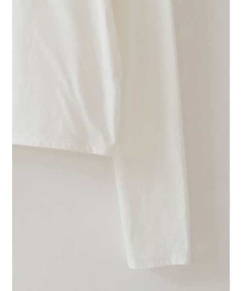 HER.(ハー)の「ニュアンスロングTシャツ(Tシャツ/カットソー・レディース・ブラウン/ホワイト・フリー)」の17枚目の写真