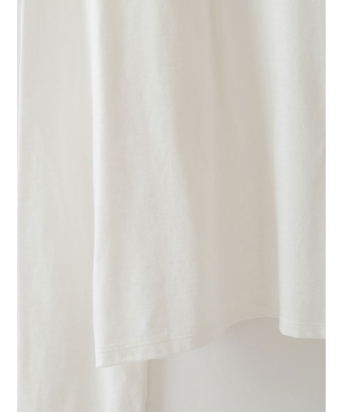 HER.(ハー)の「ニュアンスロングTシャツ(Tシャツ/カットソー・レディース・ブラウン/ホワイト・フリー)」の18枚目の写真