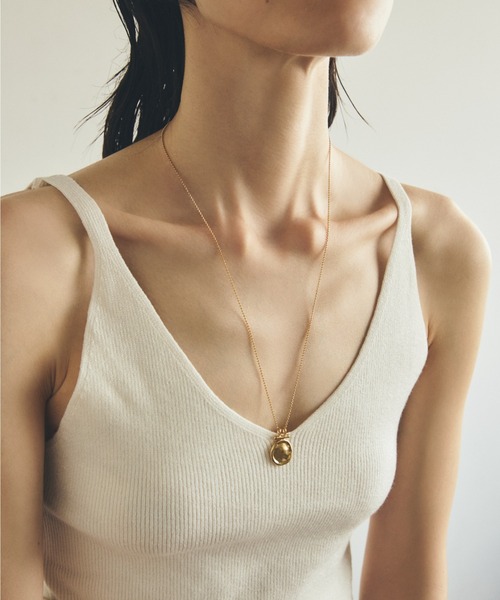 TEN.（テン）の「18KGP シェルフネックレス（ネックレス・レディース・ゴールド・FREE）」の2枚目の写真