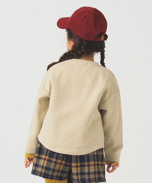 B:MING by BEAMS（ビーミングバイビームス）の「ポンチ カーディガン 2025FW（100～140cm）（カーディガン/ボレロ・キッズ・ブラック/ベージュ・100/140/130/120/110）」の9枚目の写真