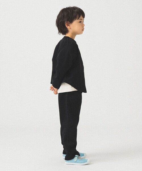 B:MING by BEAMS（ビーミングバイビームス）の「ポンチ カーディガン 2025FW（100～140cm）（カーディガン/ボレロ・キッズ・ブラック/ベージュ・100/140/130/120/110）」の12枚目の写真