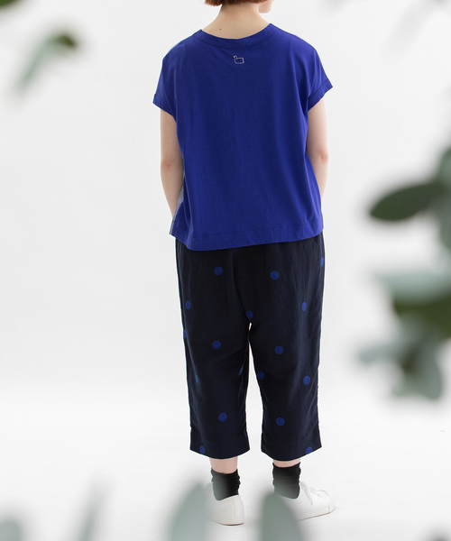 nop de nod(ノップドゥノッド)の「Pommeリネンレーヨンpolka刺繍パンツ(その他パンツ・レディース・ネイビー/ダークグレー/ブラック・M)」の18枚目の写真