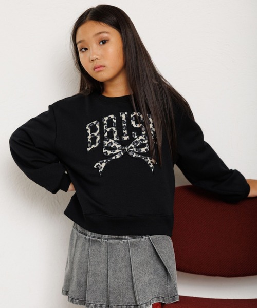 10C REPIPI(ジューシーレピピ)の「【10C REPIPI】ベロアワッペンウラケ(スウェット・キッズ・パープル/グレー/ブラック/アイボリー/オフホワイト/ピンク・130cm/120cm/110cm)」の12枚目の写真