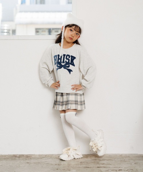 10C REPIPI(ジューシーレピピ)の「【10C REPIPI】ベロアワッペンウラケ(スウェット・キッズ・パープル/グレー/ブラック/アイボリー/オフホワイト/ピンク・130cm/120cm/110cm)」の14枚目の写真