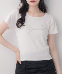 ems excite | ビジューモチーフTEE(Tシャツ/カットソー)