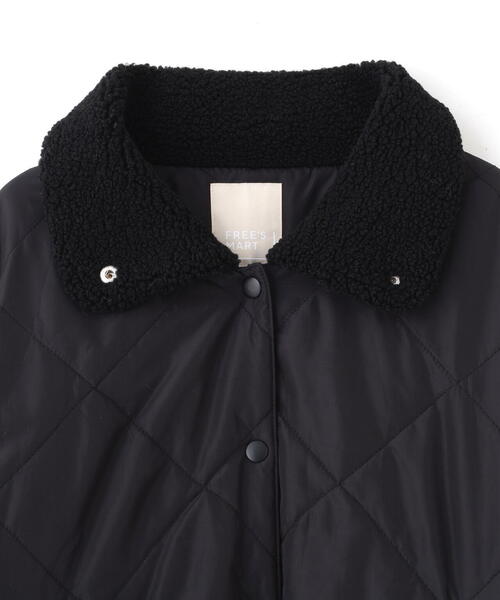 FREE'S MART（フリーズマート）の「◆裏ボアキルティングジャケット（ブルゾン・レディース・ホワイト/ブラック・MEDIUM/SMALL）」の17枚目の写真