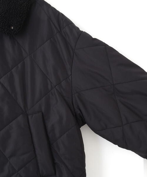 FREE'S MART（フリーズマート）の「◆裏ボアキルティングジャケット（ブルゾン・レディース・ホワイト/ブラック・MEDIUM/SMALL）」の18枚目の写真