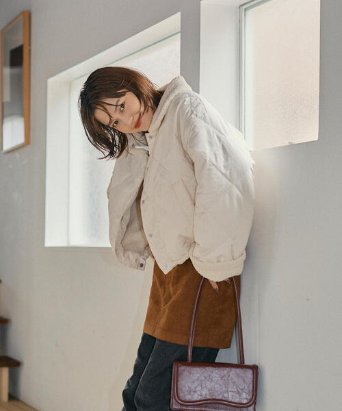 セール】◇裏ボアキルティングジャケット（ブルゾン）｜FREE'S MART