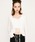 SLY�i�X���C�j�́uSQUARE NECK RIBBON TOPS �X�N�G�A�l�b�N ���{�� �g�b�v�X �H�� ���� �t���i�V���c/�u���E�X�j�v�b�A�C�{���[