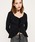 SLY�i�X���C�j�́uSQUARE NECK RIBBON TOPS �X�N�G�A�l�b�N ���{�� �g�b�v�X �H�� ���� �t���i�V���c/�u���E�X�j�v�b�u���b�N