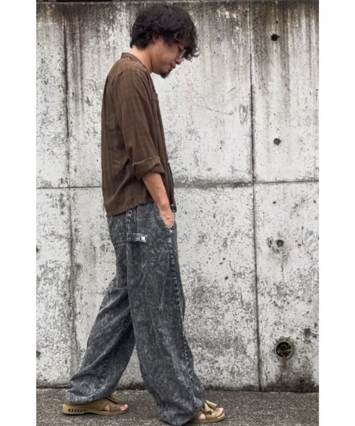8(eight)(エイト)の「ワイドバルーンスナップデニム(デニムパンツ・メンズ・ブラック/ブルー系その他/キナリ/ブラック系その他・MEDIUM/SMALL/LARGE)」の9枚目の写真