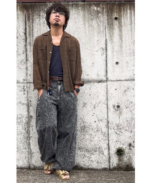 8(eight)(エイト)の「ワイドバルーンスナップデニム(デニムパンツ・メンズ・ブラック/ブルー系その他/キナリ/ブラック系その他・MEDIUM/SMALL/LARGE)」の11枚目の写真