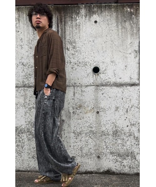 8(eight)(エイト)の「ワイドバルーンスナップデニム(デニムパンツ・メンズ・ブラック/ブルー系その他/キナリ/ブラック系その他・MEDIUM/SMALL/LARGE)」の13枚目の写真