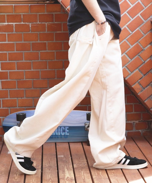 8(eight)(エイト)の「ワイドバルーンスナップデニム(デニムパンツ・メンズ・ブラック/ブルー系その他/キナリ/ブラック系その他・MEDIUM/SMALL/LARGE)」の18枚目の写真