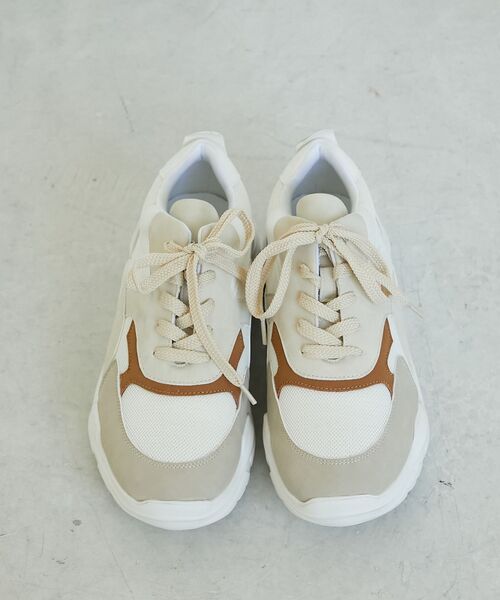 le.coeur blanc（ルクールブラン）の「《WEB限定アイテム》クッションソールボリュームスニーカー（スニーカー・レディース・ホワイト系その他2/ブラック系その他/ブラウン系その他2・39/38/37/36）」の12枚目の写真