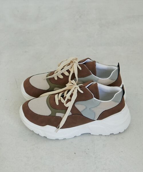 le.coeur blanc（ルクールブラン）の「《WEB限定アイテム》クッションソールボリュームスニーカー（スニーカー・レディース・ホワイト系その他2/ブラック系その他/ブラウン系その他2・39/38/37/36）」の16枚目の写真