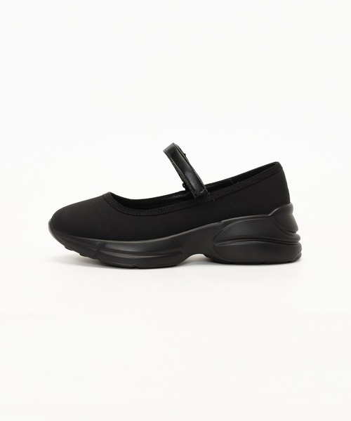 SVEC（シュベック）の「メリージェーン 厚底 スニーカー / SVEC（スニーカー・レディース・ブラック・36/37/38/39/40/35）」の5枚目の写真