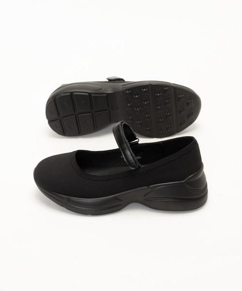 SVEC（シュベック）の「メリージェーン 厚底 スニーカー / SVEC（スニーカー・レディース・ブラック・36/37/38/39/40/35）」の8枚目の写真