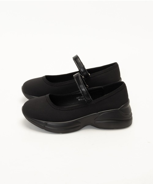 SVEC（シュベック）の「メリージェーン 厚底 スニーカー / SVEC（スニーカー・レディース・ブラック・36/37/38/39/40/35）」の11枚目の写真