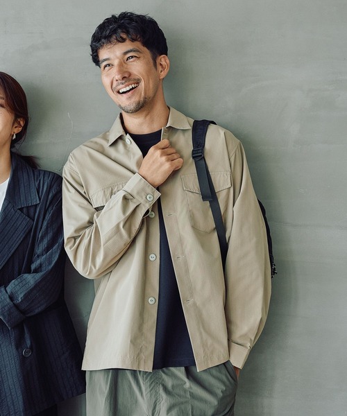 FOUND GOOD（ファウンドグッド）の「ミリタリーシャツ（シャツ/ブラウス・メンズ・グリーン系8/ネイビー/ベージュ・M/XL/L）」の6枚目の写真