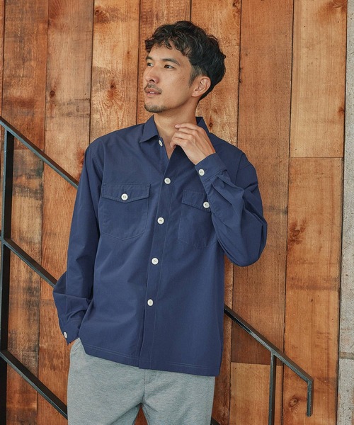 FOUND GOOD（ファウンドグッド）の「ミリタリーシャツ（シャツ/ブラウス・メンズ・グリーン系8/ネイビー/ベージュ・M/XL/L）」の14枚目の写真