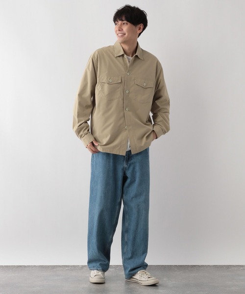 FOUND GOOD（ファウンドグッド）の「ミリタリーシャツ（シャツ/ブラウス・メンズ・グリーン系8/ネイビー/ベージュ・M/XL/L）」の16枚目の写真