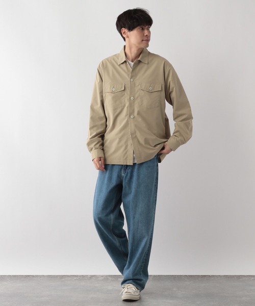 FOUND GOOD（ファウンドグッド）の「ミリタリーシャツ（シャツ/ブラウス・メンズ・グリーン系8/ネイビー/ベージュ・M/XL/L）」の17枚目の写真