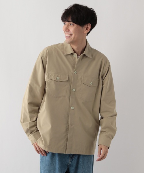 FOUND GOOD（ファウンドグッド）の「ミリタリーシャツ（シャツ/ブラウス・メンズ・グリーン系8/ネイビー/ベージュ・M/XL/L）」の18枚目の写真