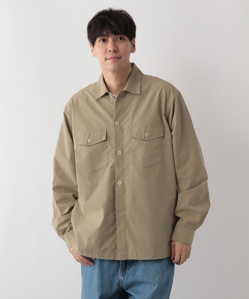 FOUND GOOD（ファウンドグッド）の「ミリタリーシャツ（シャツ/ブラウス・メンズ・グリーン系8/ネイビー/ベージュ・M/XL/L）」の19枚目の写真