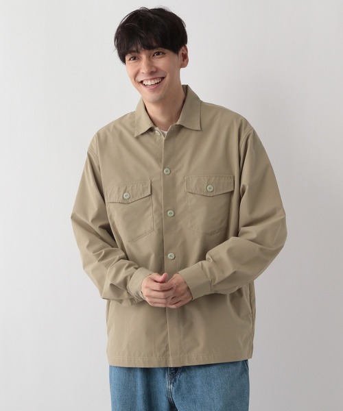 FOUND GOOD（ファウンドグッド）の「ミリタリーシャツ（シャツ/ブラウス・メンズ・グリーン系8/ネイビー/ベージュ・M/XL/L）」の20枚目の写真