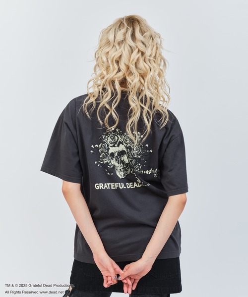 Grateful Dead(グレイトフルデッド)の「atmos pink Grateful Dead Big T-shirt / アトモス ピンク グレイトフル デッド ビッグ ティーシャツ 【SP】(Tシャツ/カットソー・レディース・ホワイト/チャコール・FREE)」の10枚目の写真