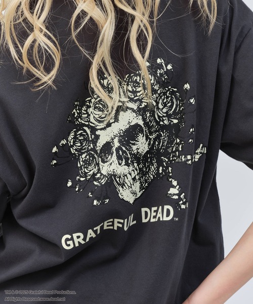 Grateful Dead(グレイトフルデッド)の「atmos pink Grateful Dead Big T-shirt / アトモス ピンク グレイトフル デッド ビッグ ティーシャツ 【SP】(Tシャツ/カットソー・レディース・ホワイト/チャコール・FREE)」の9枚目の写真