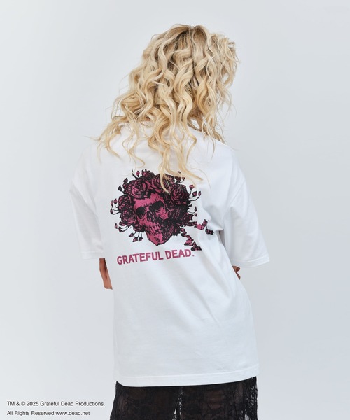 Grateful Dead(グレイトフルデッド)の「atmos pink Grateful Dead Big T-shirt / アトモス ピンク グレイトフル デッド ビッグ ティーシャツ 【SP】(Tシャツ/カットソー・レディース・ホワイト/チャコール・FREE)」の19枚目の写真