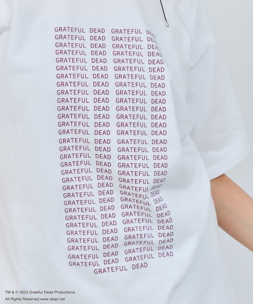 Grateful Dead(グレイトフルデッド)の「atmos pink Grateful Dead Big T-shirt / アトモス ピンク グレイトフル デッド ビッグ ティーシャツ 【SP】(Tシャツ/カットソー・レディース・ホワイト/チャコール・FREE)」の15枚目の写真