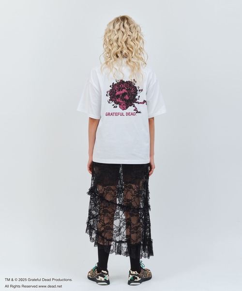 Grateful Dead(グレイトフルデッド)の「atmos pink Grateful Dead Big T-shirt / アトモス ピンク グレイトフル デッド ビッグ ティーシャツ 【SP】(Tシャツ/カットソー・レディース・ホワイト/チャコール・FREE)」の20枚目の写真