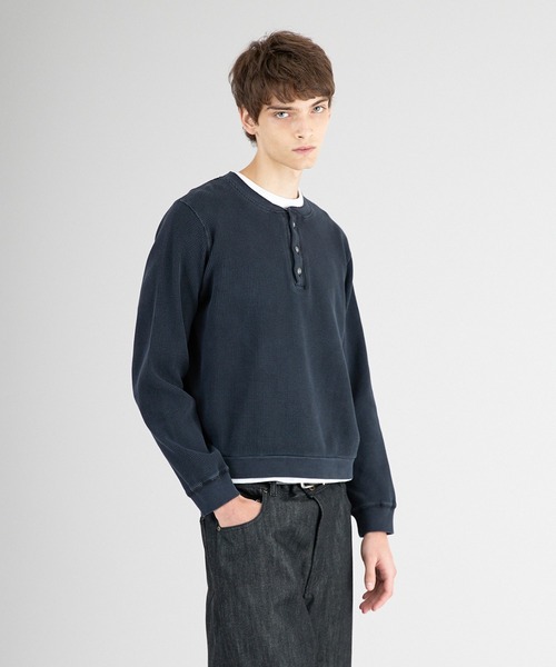 thermal henryneck longsleeve T‐shirt/サーマルヘンリーネック