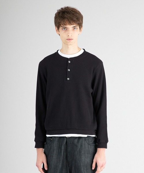 〈完売品〉Regen Glanzヘンリーネックスウェット Regen Glanz（レーゲングランツ）の「henry neck sweatshirt