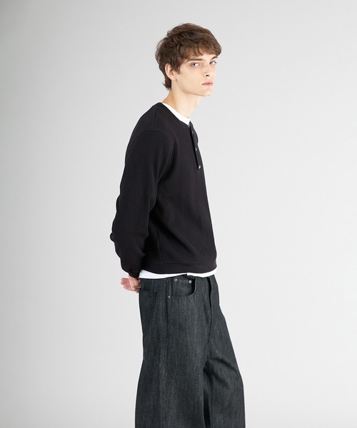 thermal henryneck longsleeve T‐shirt/サーマルヘンリーネック