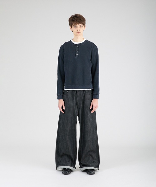 〈完売品〉Regen Glanzヘンリーネックスウェット Regen Glanz（レーゲングランツ）の「henry neck sweatshirt