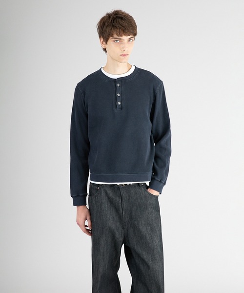〈完売品〉Regen Glanzヘンリーネックスウェット Regen Glanz（レーゲングランツ）の「henry neck sweatshirt