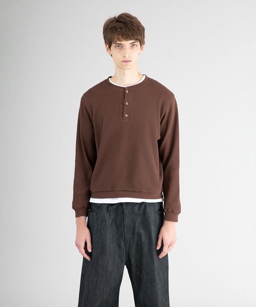 thermal henryneck longsleeve T‐shirt/サーマルヘンリーネック