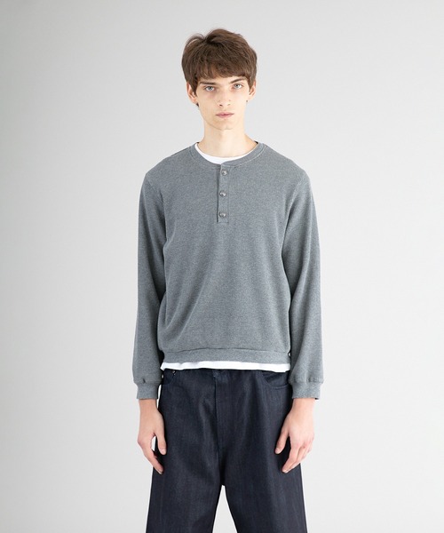thermal henryneck longsleeve T‐shirt/サーマルヘンリーネック