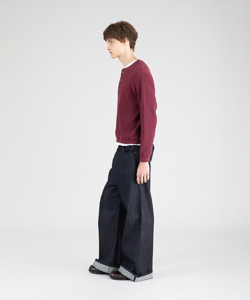 thermal henryneck longsleeve T‐shirt/サーマルヘンリーネック